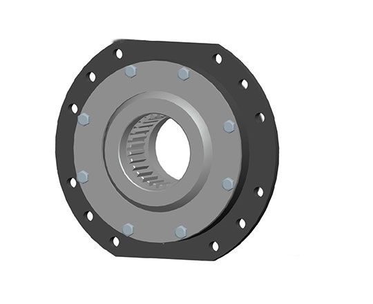 卷筒联轴器固定支承座后需调节的轴向间隙